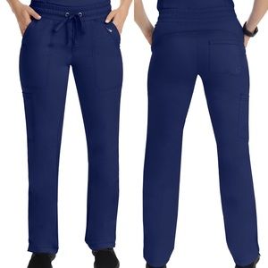 Navy Blue Scrub Pants - healing hands- Tanya Pant